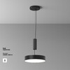 Миниатюра фото потолочный светодиодный светильник maytoni zon c032cl-36w4k-rd-b | 220svet.ru
